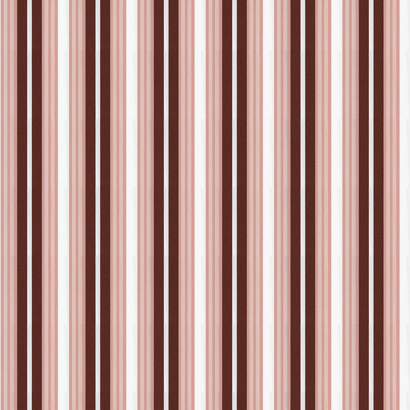 Madeleine Castaing Stael 100% Cotton Fabric, Bordeaux