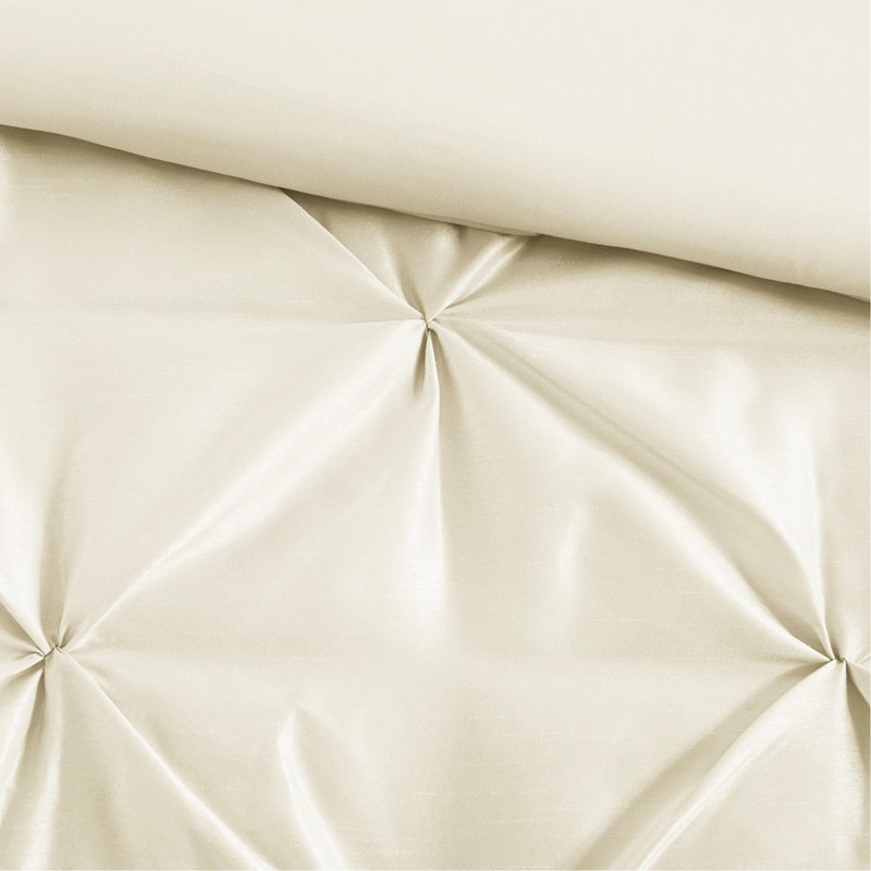 Édredon très grand 7 pièces - Design, literie rembourrée, coussin l 18 po x L 18 po, Ivoire ivoire