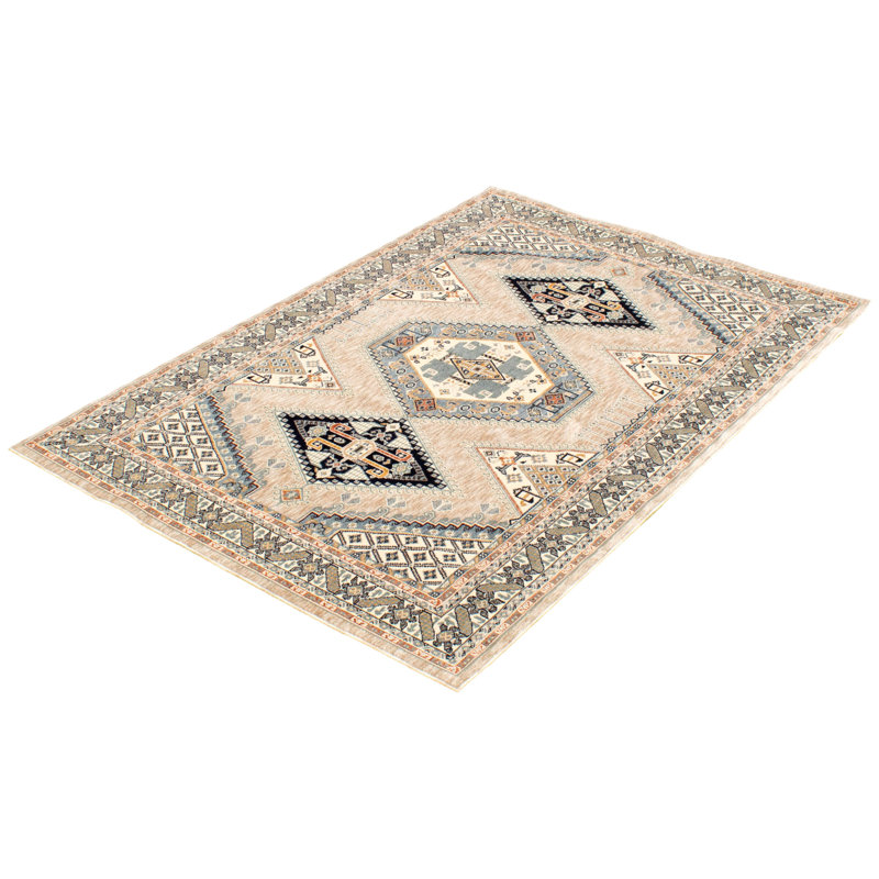 Tapis oriental ivoire, Rectangle 7 pi 10 po x 10 pi 2 po