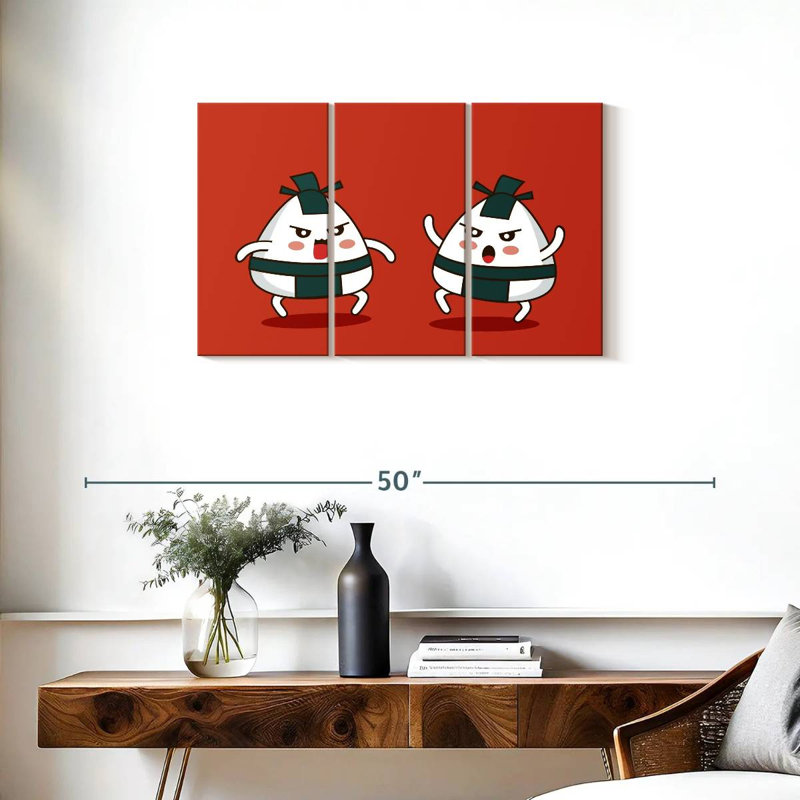 Ketti Sumo Onigiri, 20" H x 33" W