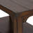 Hornbeck Solid + Manufactured Wood End Table with Metal Corner Accents -192658767