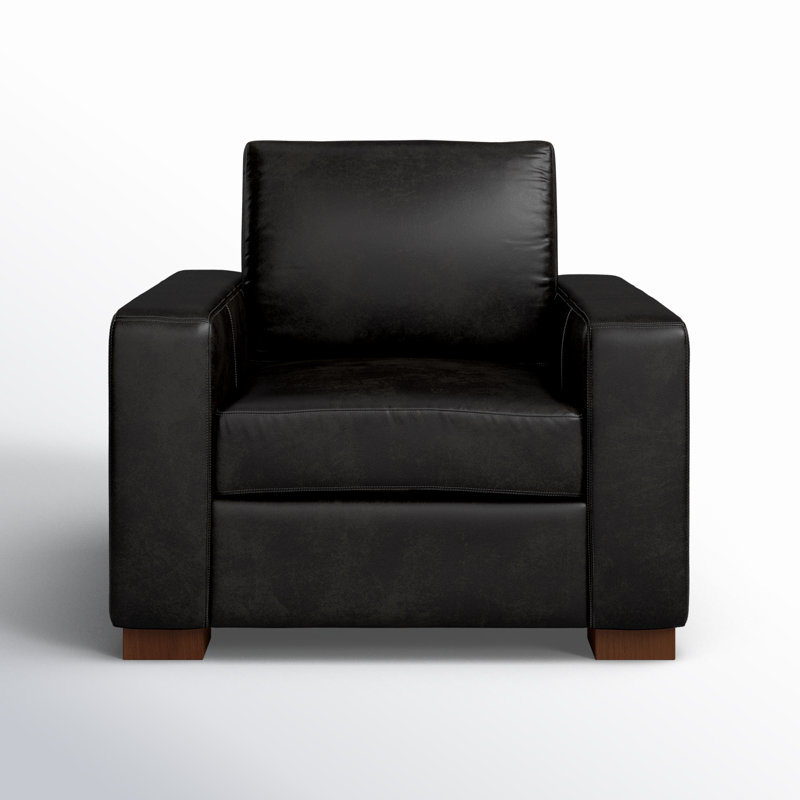 Fauteuil Jonie, Cuir véritable Revelation