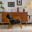 Fauteuil en chenille Mid-Century-134099074