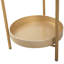 Support à plante, l 11,81 po x P 11,81 po x H 35,43 po, métal, doré, éclairage DEL, style moderne
