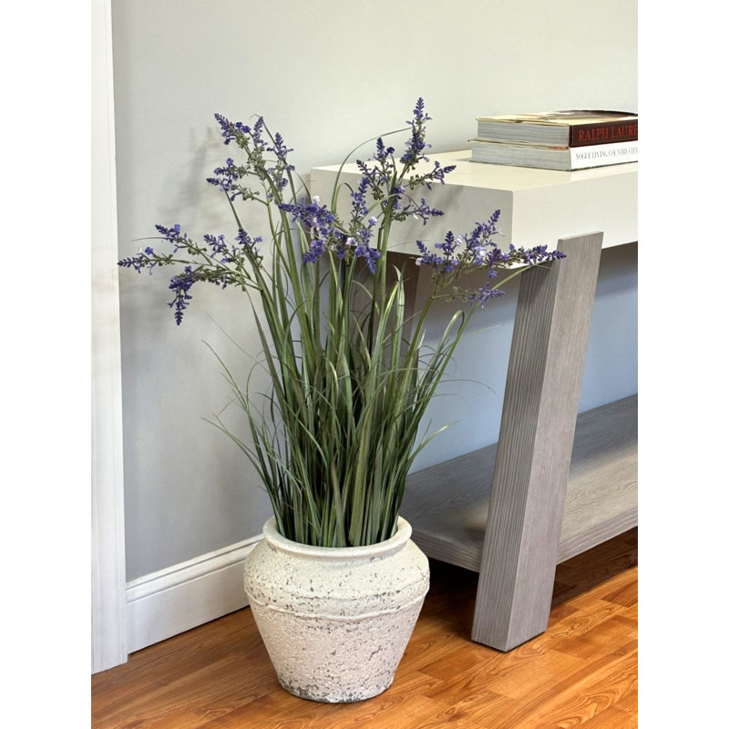Lavender Drop-In and Stone Pot