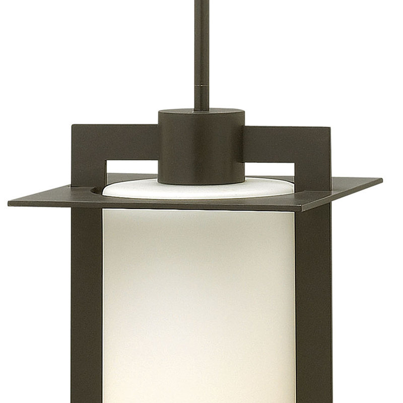 Colfax 1 -Bulb 18.8" H Mains only Outdoor Hanging Lantern, Bronze, 100W Medium