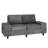 Modern Style Indoor Loveseat With Side Pockets-1500327225