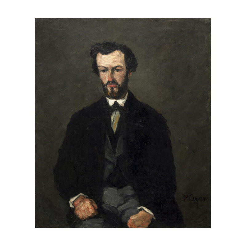 Antony Valabregue, Paul Cézanne, estampe numérique, H 28 po x l 22 po