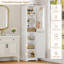 Armoire à linge avec tablettes réglables l 16 po x H 71 po x P 12 po-1754086687