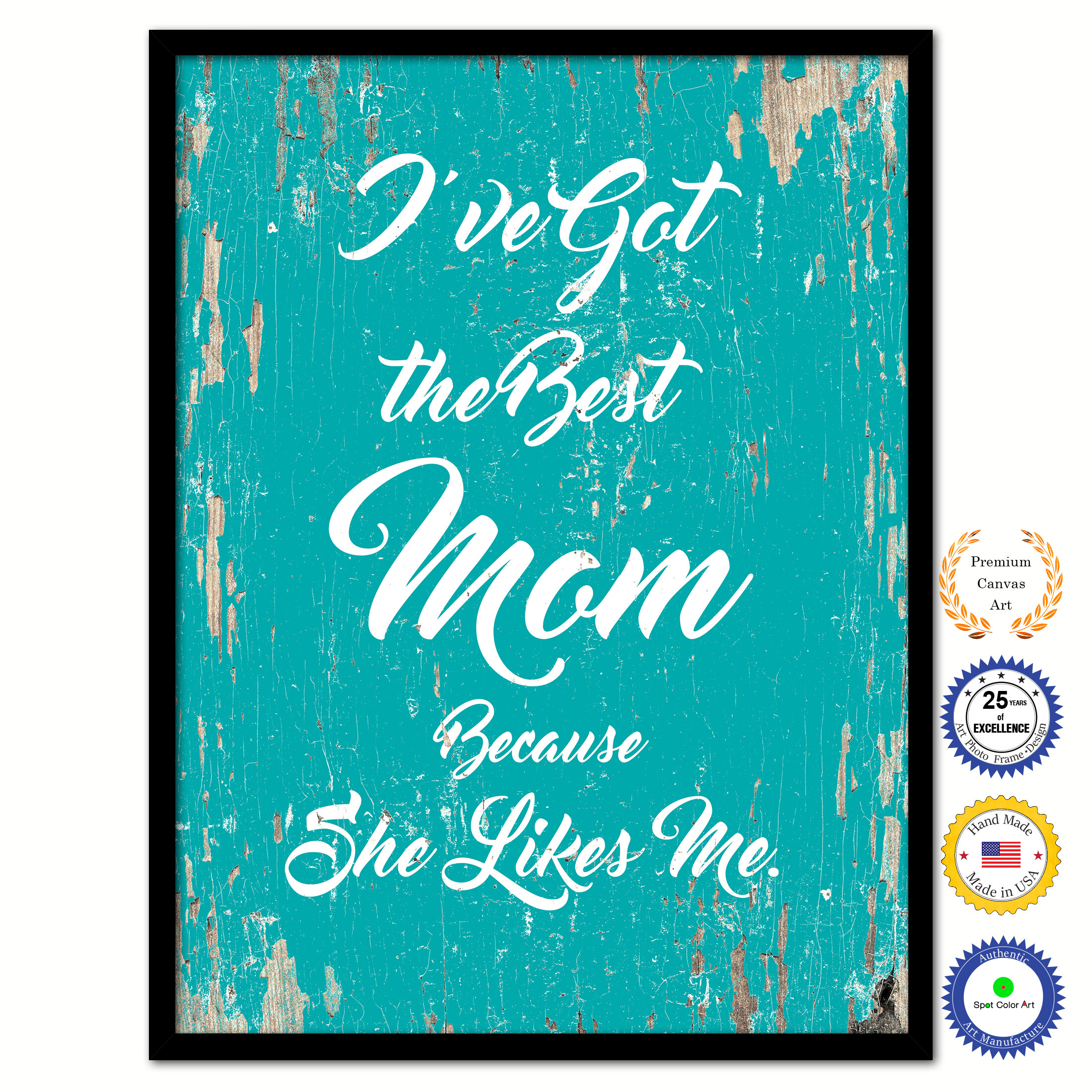 To the Best Mom Canvas