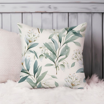Botanical Eucalyptus Leaves Leaf Pattern III