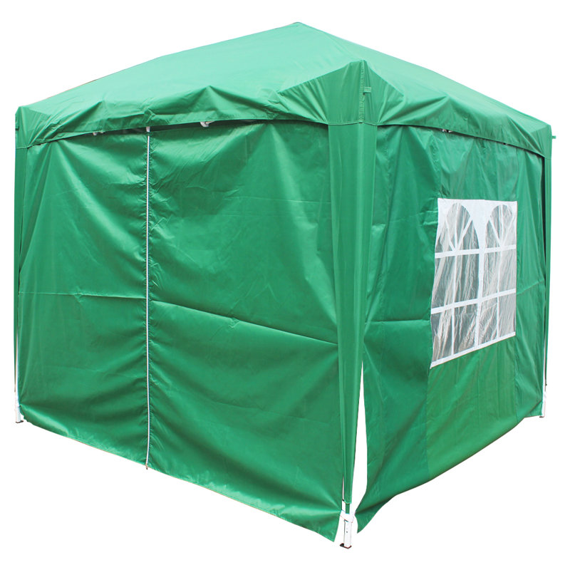 Isere 2.5m x 2.5m Metal Pop-Up Gazebo, Green