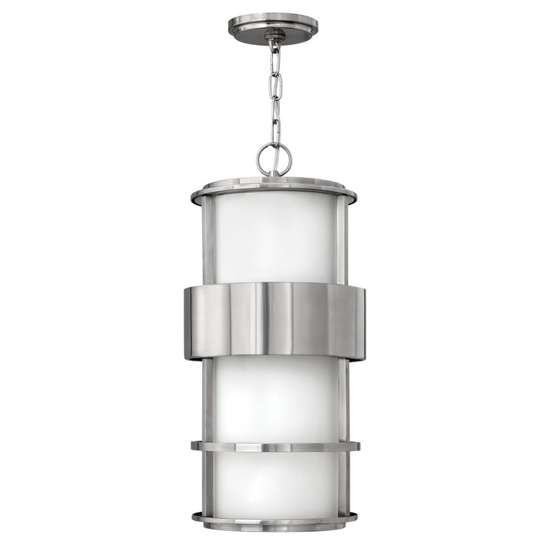 Saturn Bronze 1 -Bulb 21.3" H Mains only Outdoor Hanging Lantern, Incandescent, Bronze
