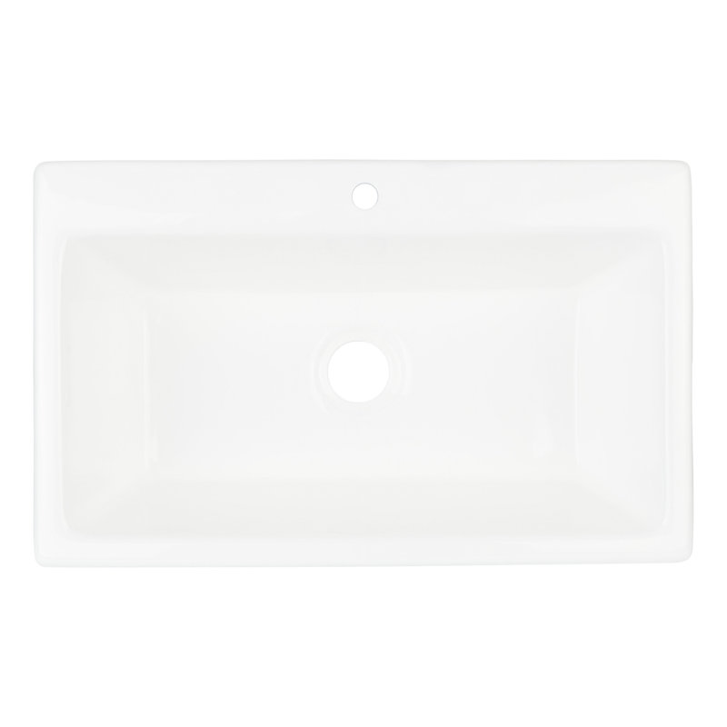 Frattina 36" L Drop-In Kitchen Sink, 1 hole