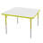 MG Series Whiteboard Adjustable Square 2 Students Activity Table-1518765606-1518765607