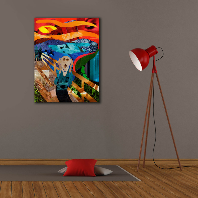 Epic Graffiti 'Scream' by Artpoptart Canvas Wall Art, 34" H x 26" W x 1.5" D
