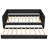 Full XL Upholstered Daybed with Trundle and LED, Twin Sofa Bed for Kids, Guest Room, Dorm, Black-1230857512