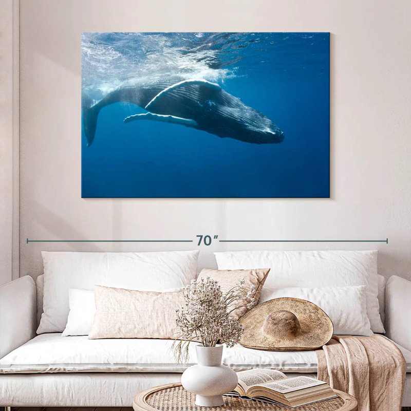 Brampt Humpback Whale, 32" H x 48" W