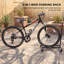 Support de vélo à roulettes réglable pour VTT 20-24 et 26-27 pouces et vélos de route 650C-700C avec roulettes verrouillables pour garage