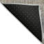 Tapis taupe en polyester tissé à la machine Lamanna-95453860