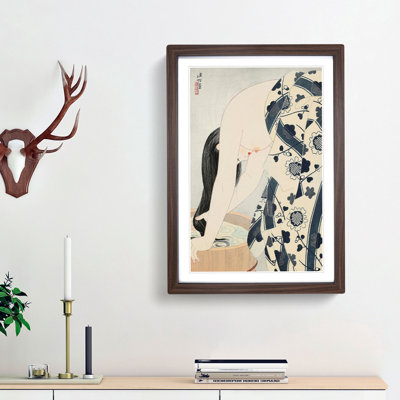 Girl Washing her Hair by Ito Shinsui - Picture Frame Painting Print