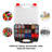 Stalwart Portable Storage Case with Lock & 23 Compartments and Removable Dividers