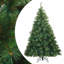  Artificial Hinged Christmas Tree Green PVC, steel-1795394997
