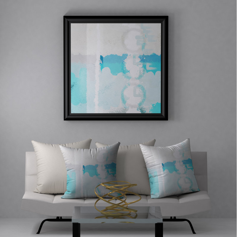  Housse de coussin carré et insert, H 20 po x l 20 po