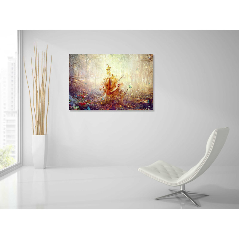 «Silence» par Mario Sanchez Nevado, art mural en verre acrylique, H 24 po x l 36 po x P 0,2 po