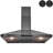 AKDY 36" Stainless Steel 343 CFM Convertible Wall Range Hood with Mesh Filter