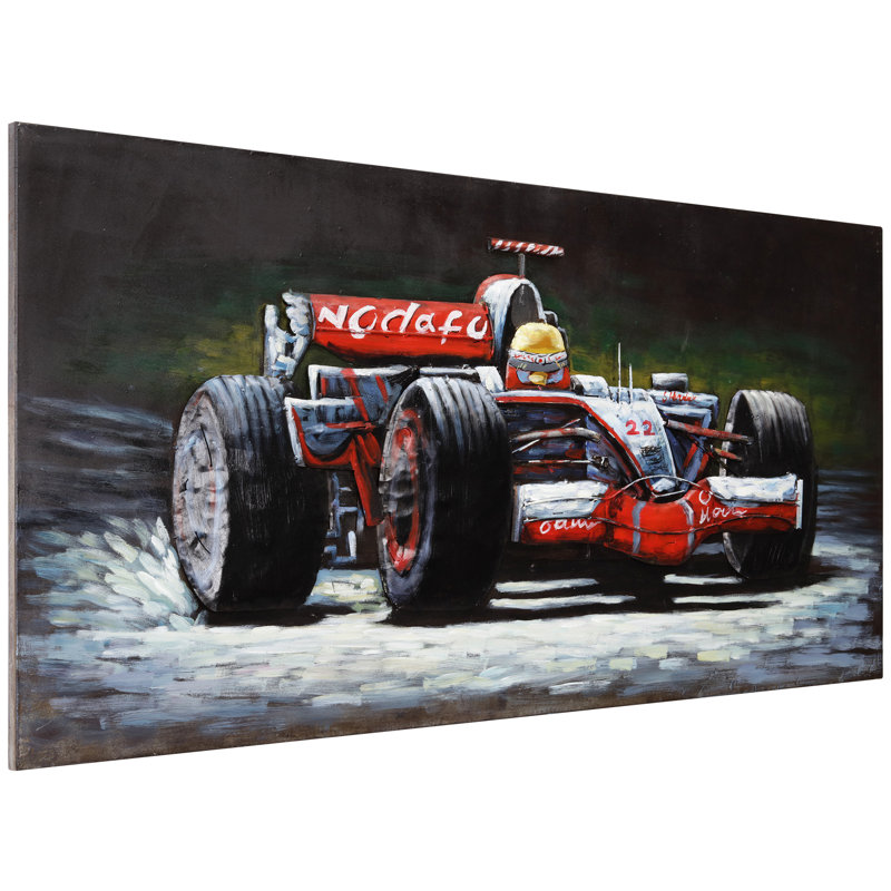 Handmade Industrial Transportation Wall Decor on Metal