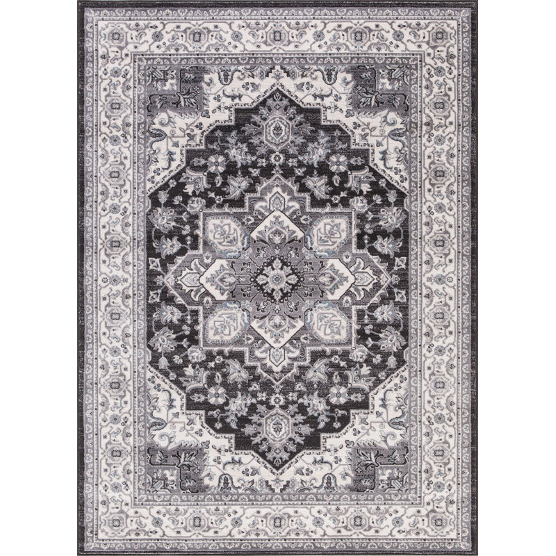 Oriental Indoor Rug, Rectangle 7' x 9'