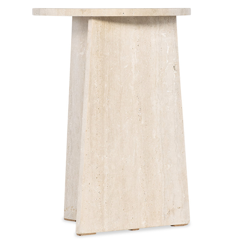 Melange Stone End Table, 22" H x 16" W x 16" D