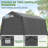 8FT*14FT Outdoor Storage Shelter Shed - Heavy Duty Storage Tent with Roll-up Ventilated Windows-114161937
