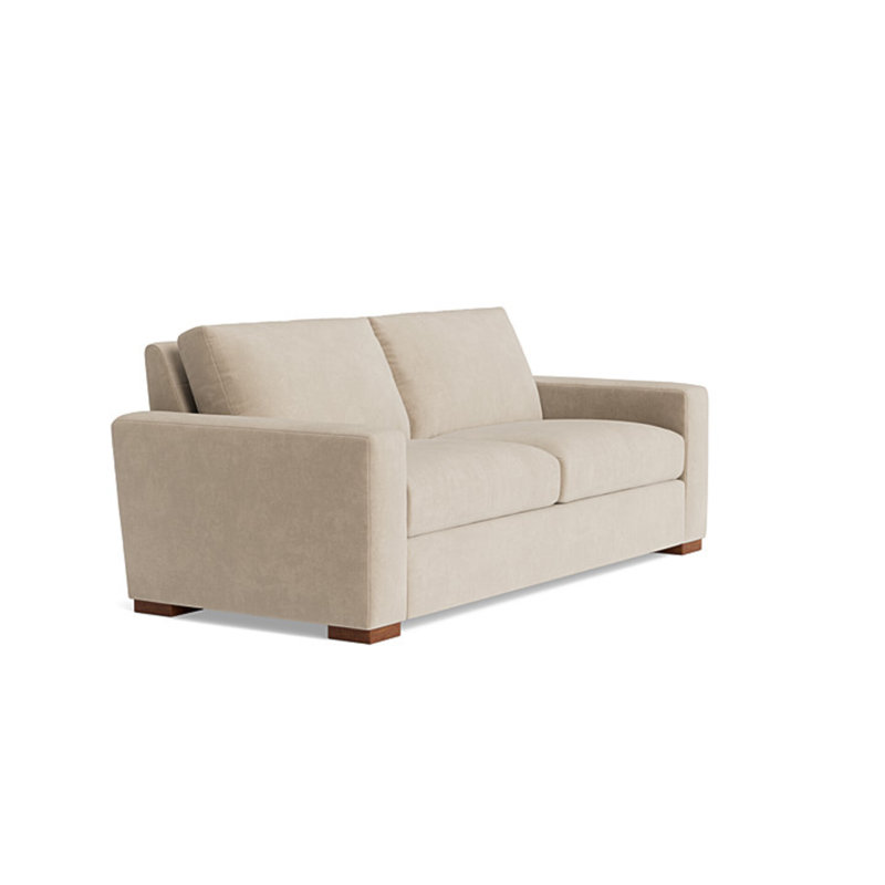 Couch Potato Sofa (85"), Velvet - Beige