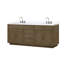 Ensemble de meuble-lavabo double en chêne l 84 po x P 22 po Abbey-104831154-112709775