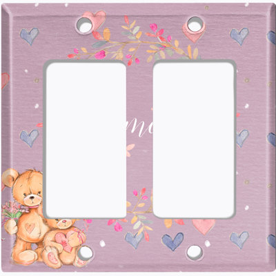 2 - Gang Rocker Standard Wall Plate
