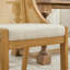 Chaises de salle à manger, chaises à structure en bois avec siège rembourré, chaises d'appoint de style rustique pour la cuisine, la salle à manger, le salon-927626965