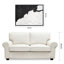 Art mural sur toile encadrée monochrome et blanc texturé