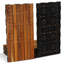 12'' L x 24'' W Wood Interlocking Deck Tile in Brown