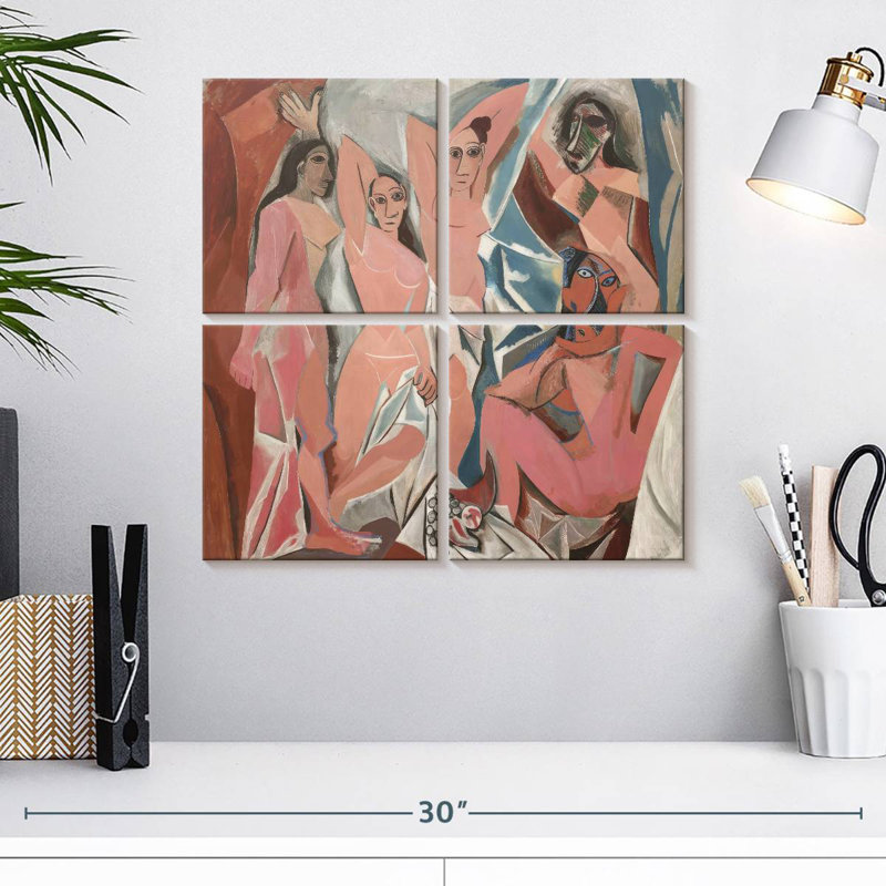 Les Demoiselles D'Avignon, 18'' H x 18'' W
