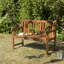 Macaro Solid Wood Teak Outdoor Bench
