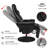 Inbox Zero Reclining Ergonomic Swiveling PC & Racing Game Chair with Footrest-1335901786