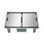 Arezzo 44-Inch Recessed Ceiling Range Hood, Dual Motors, 1200 CFM, Hybrid Filters, Remote Control