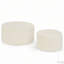 Ensemble de 2 poufs cylindriques rembourrés-1815984020-1815984025