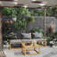 Ensemble de patio 6 pièces avec coussin en bois d'acacia massif-1611665932-1687319677