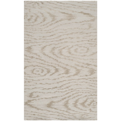 Kahley Silk & Wool Pile Abstract Rug