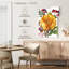 Harnek fleurs et baies rose-108385267