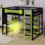 Lit mezzanine complet avec bureau, tablettes-1731659323