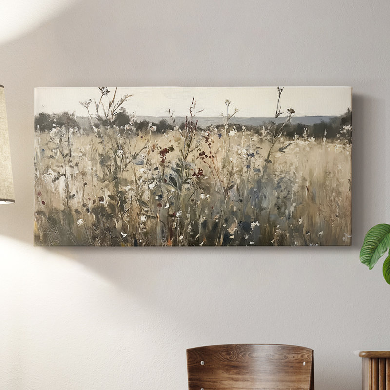 Série paysage - Cxxix - Toile tendue avec châssis - Prêt à accrocher, H 20 po x l 40 po